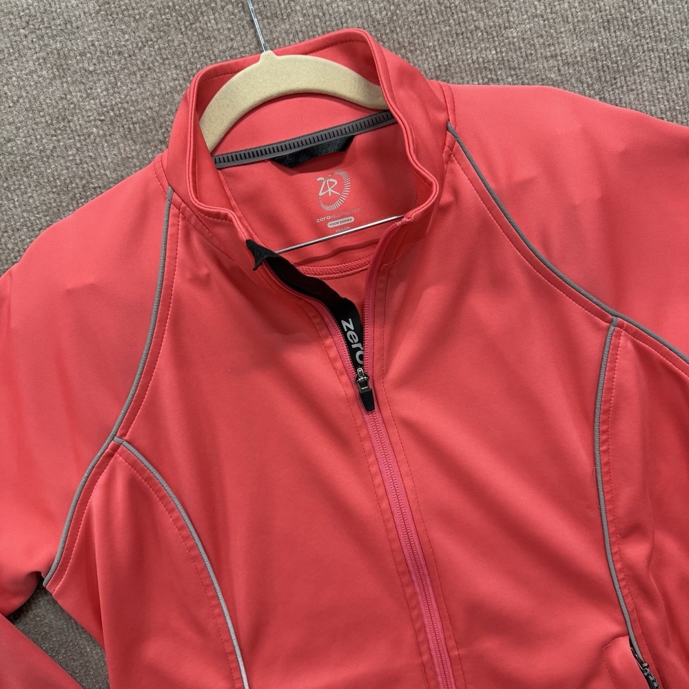 Zero Restriction Z500 Mikaela Full Zip Jacket Women's L Pink Performance Golf